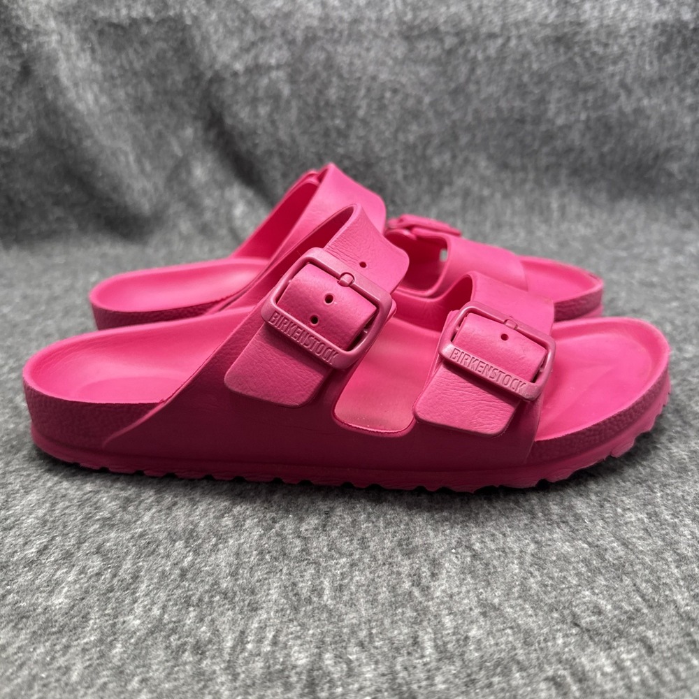 Birkenstock Arizona EVA Sandals Womens Size 7 EU 38 Pink Two Strap Slides Shoes